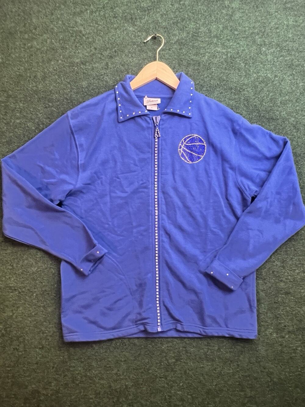 OKC Thunder Full Zip Rhinestone Jacket